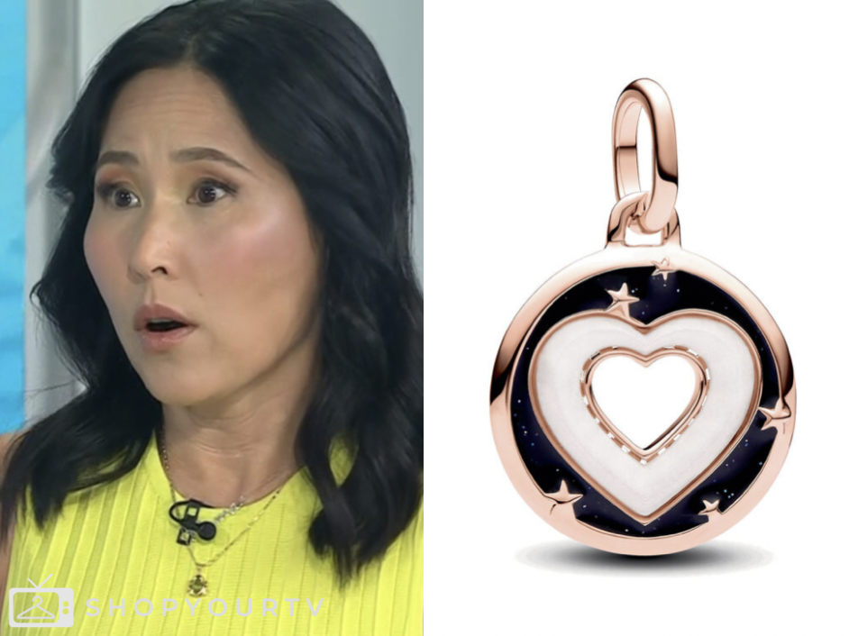 vicky nguyen, the today show, heart pendant necklace