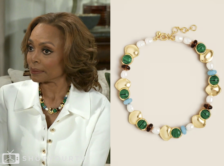 tracy tyler, beyond the gates, stone necklace, Maria Howell