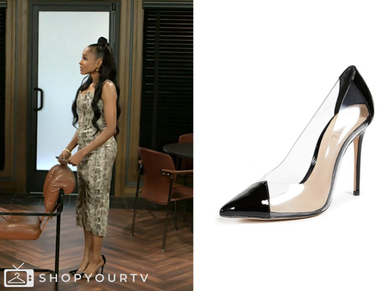 Marquita Goings, beyond the gates, hayley lawson, black and clear heels