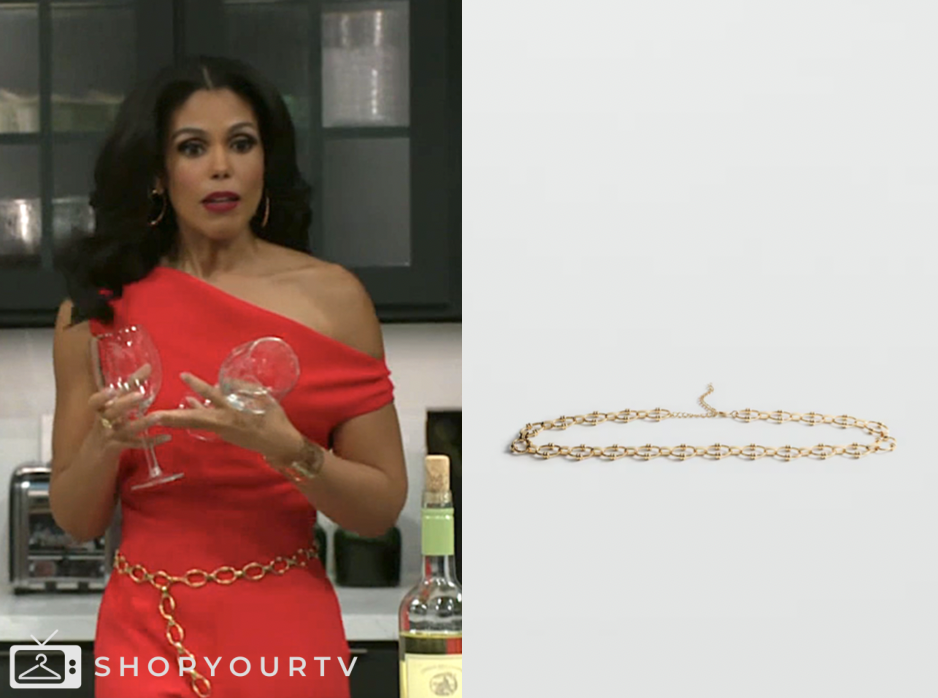 beyond the gates, dani dupree, karla mosley, gold chain link belt