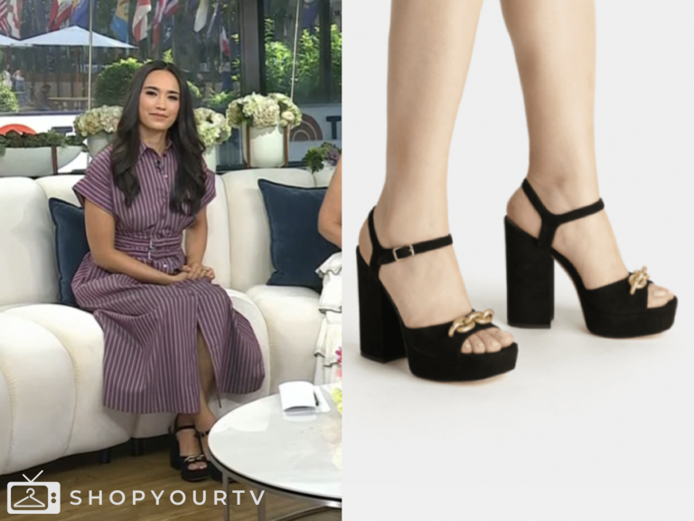 the today show, emilie ikeda, black heels