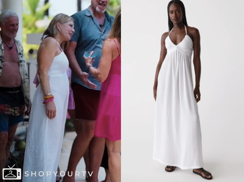 Bachelor in Paradise: Season 10 Episode 5 Nancy Hulkower’s White Maxi