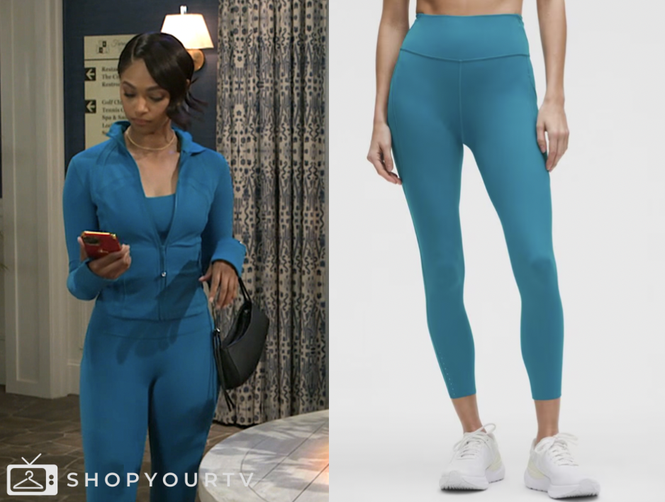 Colby Muhammad, beyond the gates, teal blue leggings, kat richardson