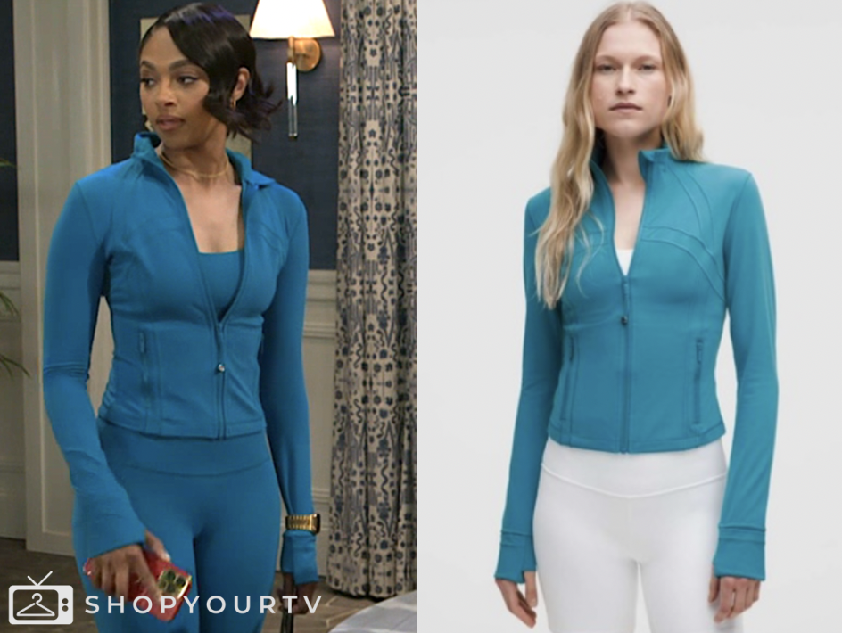 Colby Muhammad, kat richardson, teal blue zip jacket, beyond the gates