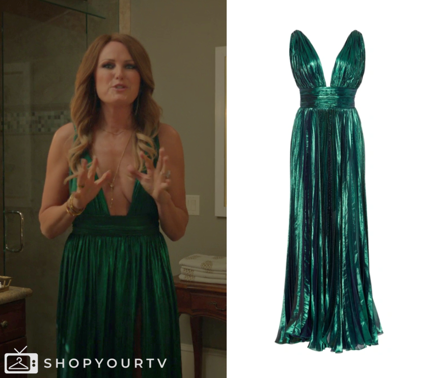 The Hunting Wives: Season 1 Episode 1 Margo's Metallic Dress | Shop Your TV The Hunting Wives: Season 1 Episode 1 Margo's Metallic Dress | Shop Your TV
