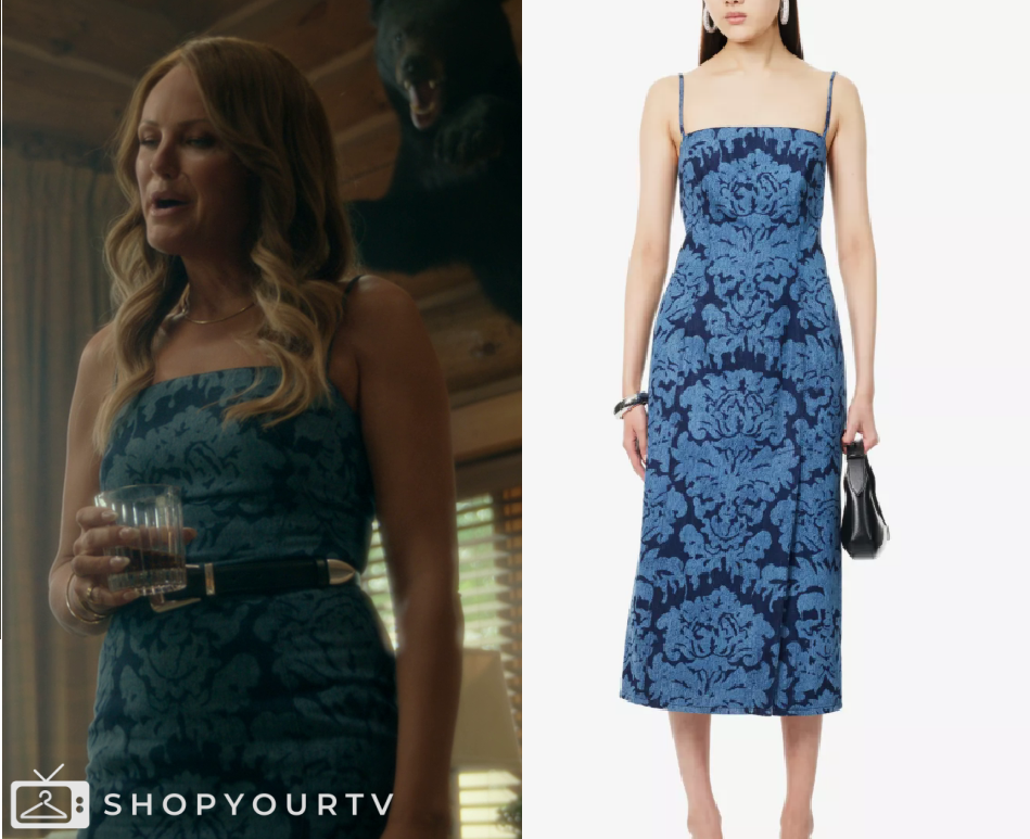 The Hunting Wives: Season 1 Episode 3 Margo's BLue Dress | Shop Your TV