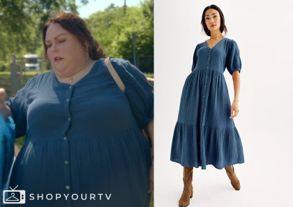 The Hunting Wives Season 1 Episode 7 Button Down Dress Shop Your TV The Hunting Wives S1 E7 5 420x297