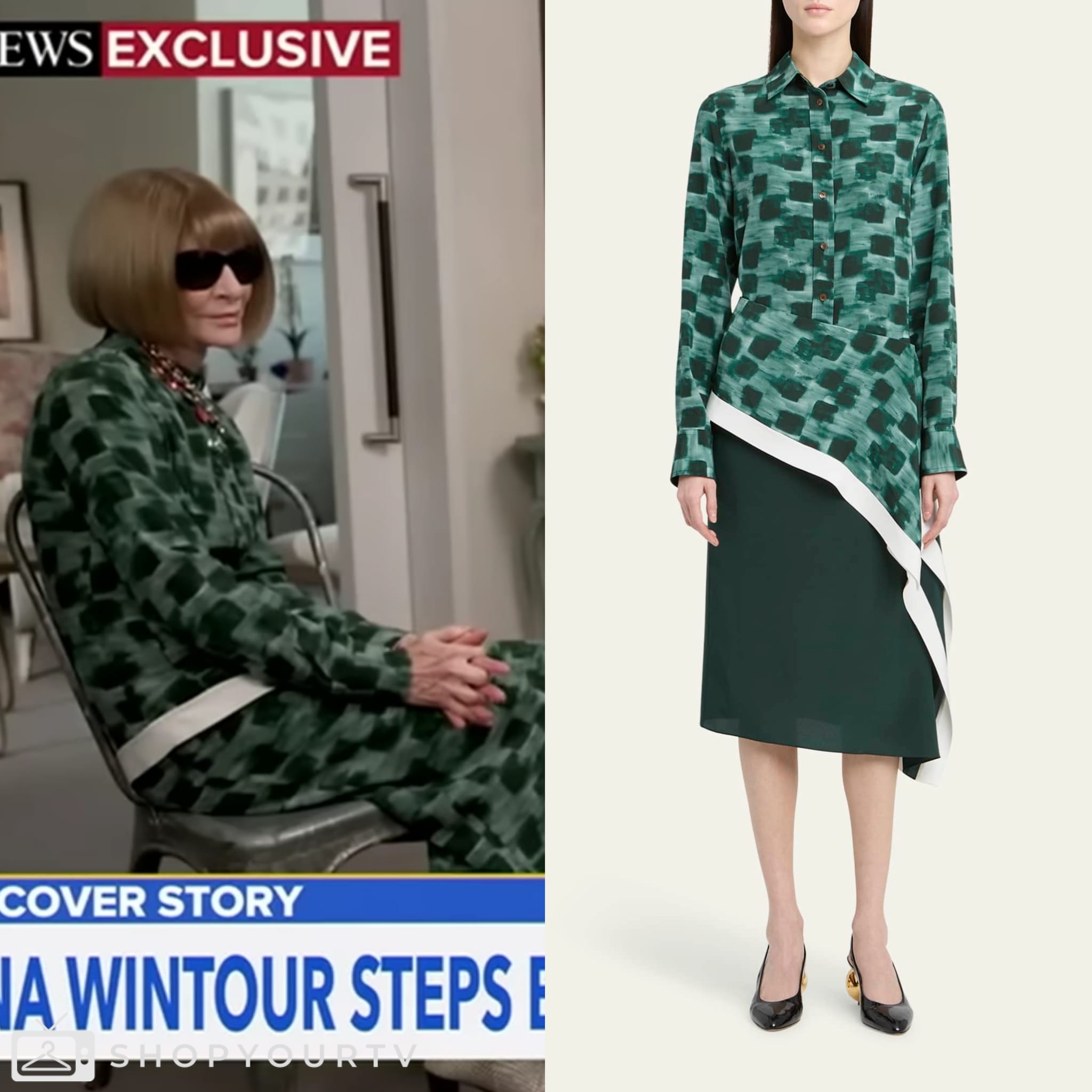 【THE MOZZ】Anna Hood + Skirt Setup Good Morning America: June 2025 Anna's Printed Midi Skirt
