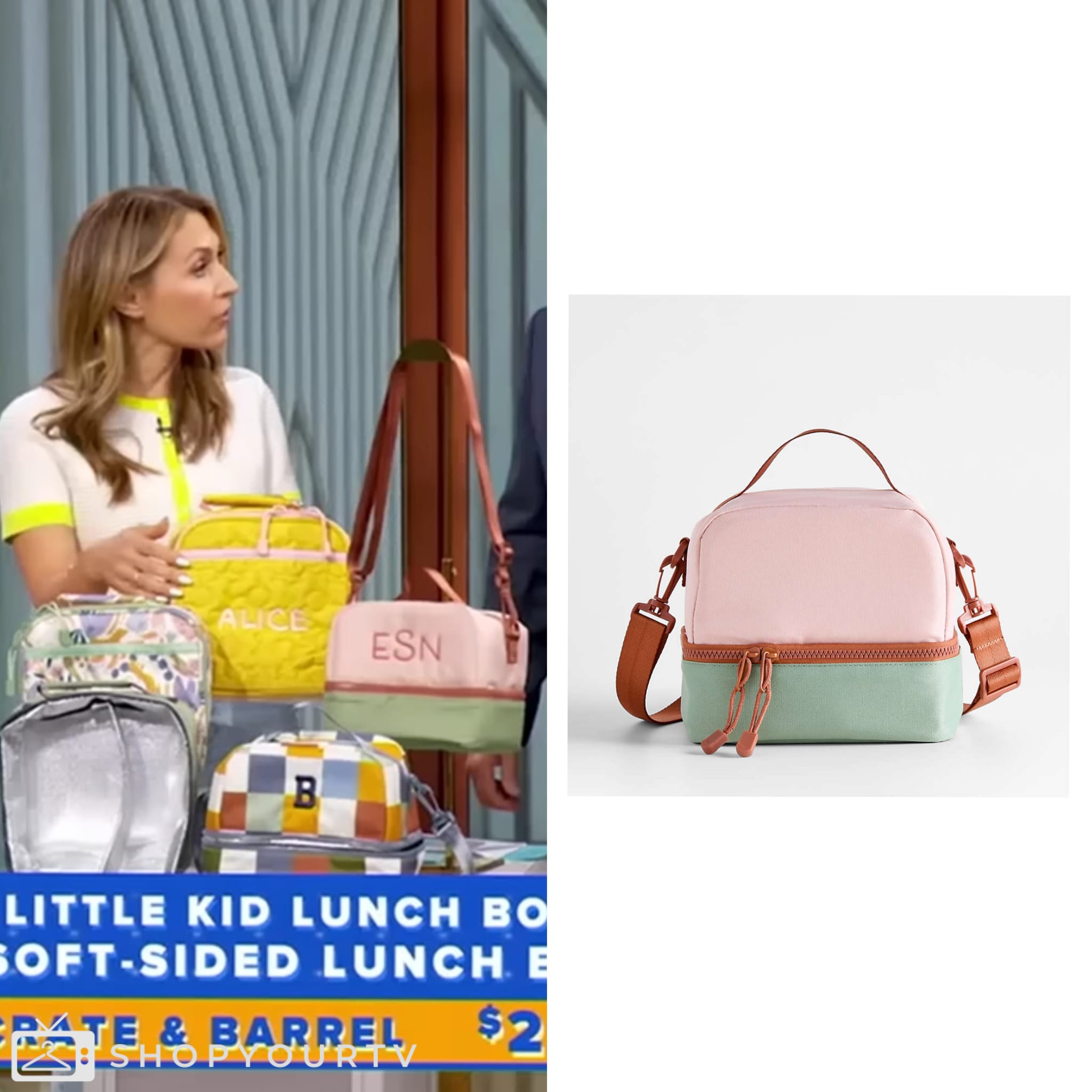Good Morning America: July 2025 Colorblock Dual Compartment Lunch Box ...