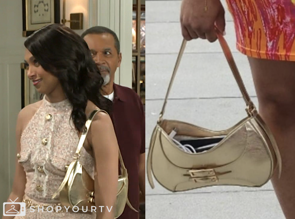 beyond the gates, gold metallic bag, kat richardson, Colby Muhammad