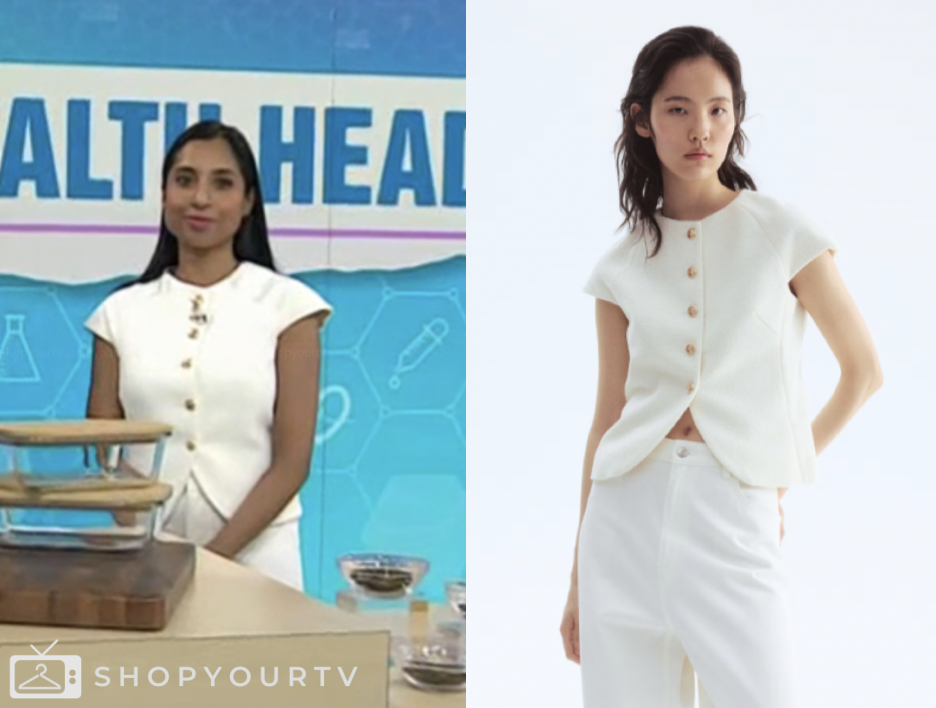 The Today Show: August 2025 Dr. Roshini Rajapaksa's White Vest Top ...