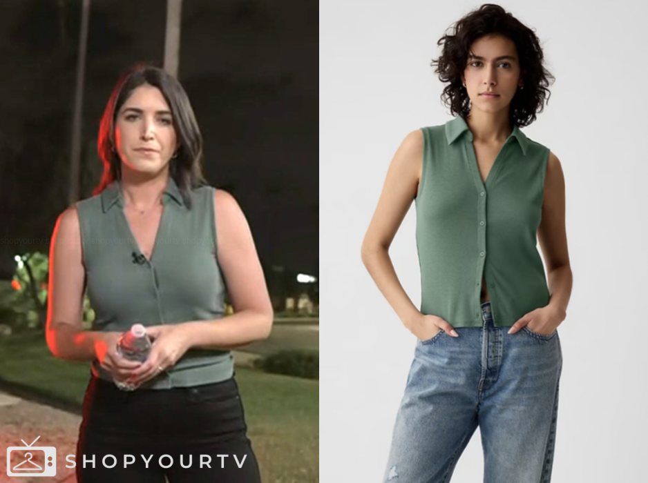 the today show, green knit top, liz kreutz