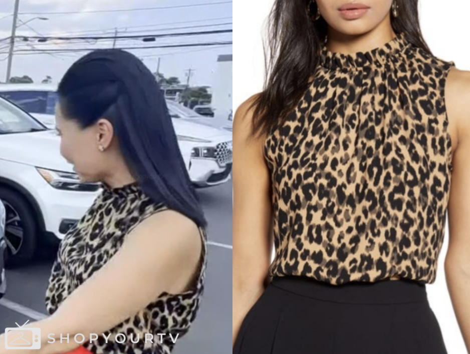 the today show, leopard top, vicky nguyen