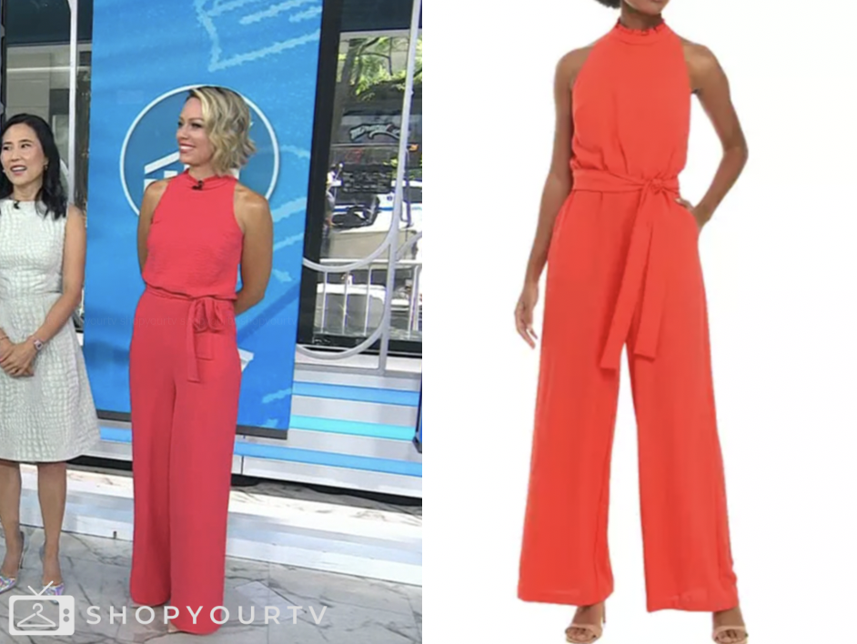 the today show, dylan dreyer, red jumpsuit
