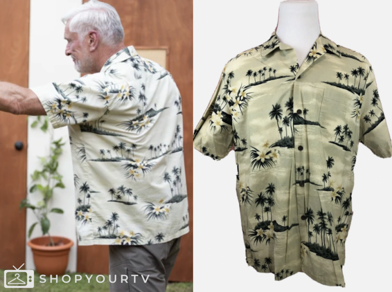 bachelor in paradise, palm tree shirt, Kim Buike