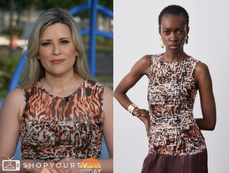the today show, leopard sleeveless top, Erin McLaughlin