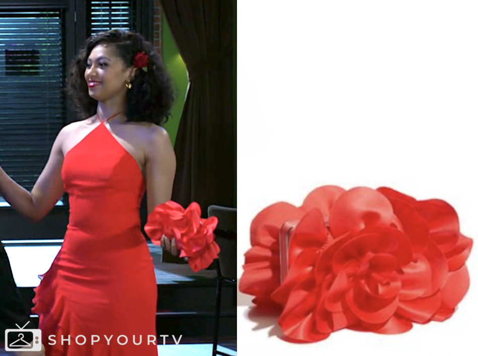 beyond the gates, kat richardson, red rose clutch bag, Colby Muhammad