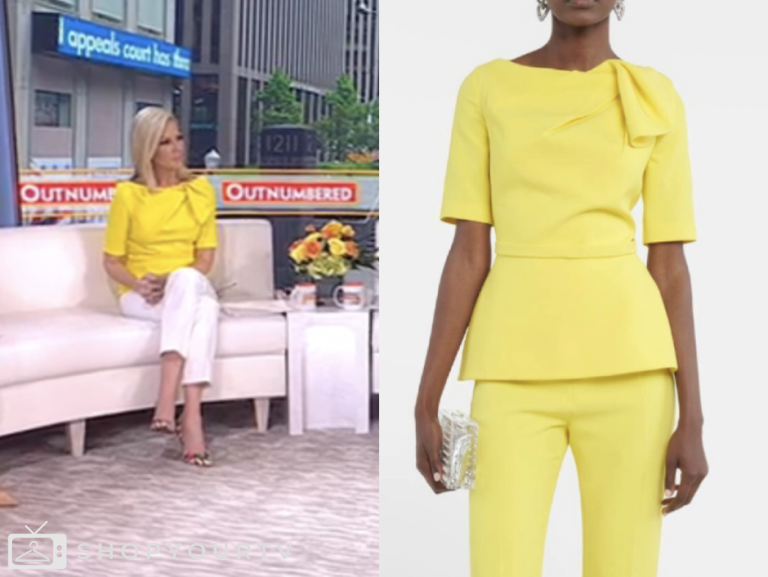 outnumbered, yellow top, fox news fashion, Shannon Bream