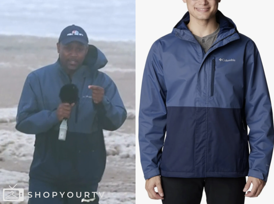 The Today Show: August 2025 Aaron Gilchrist's Blue Colorblock Hooded ...