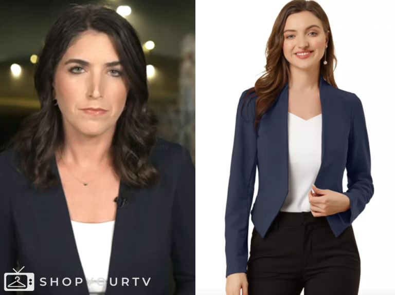 the today show, liz kreutz, navy jacket blazer