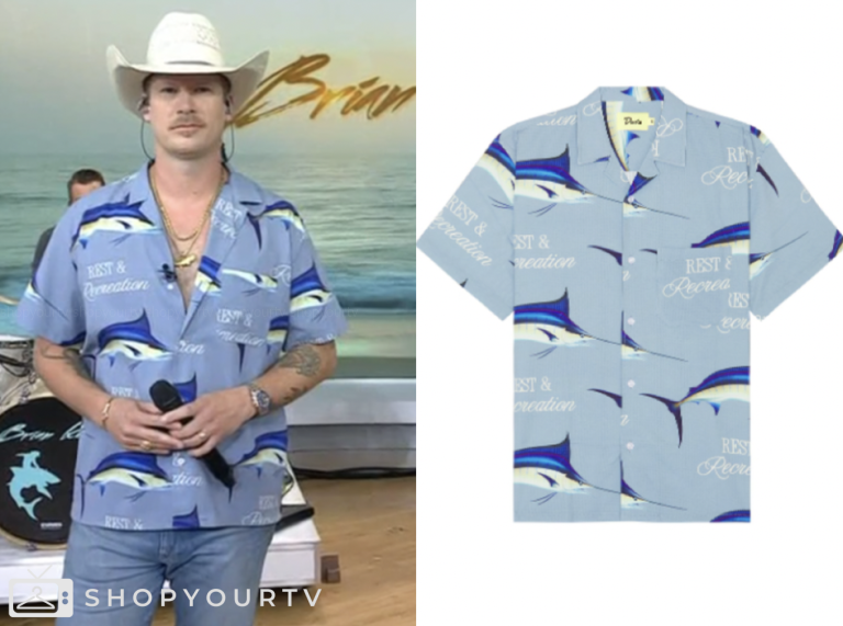 the today show, blue marlin camp shirt, Brian Kelley
