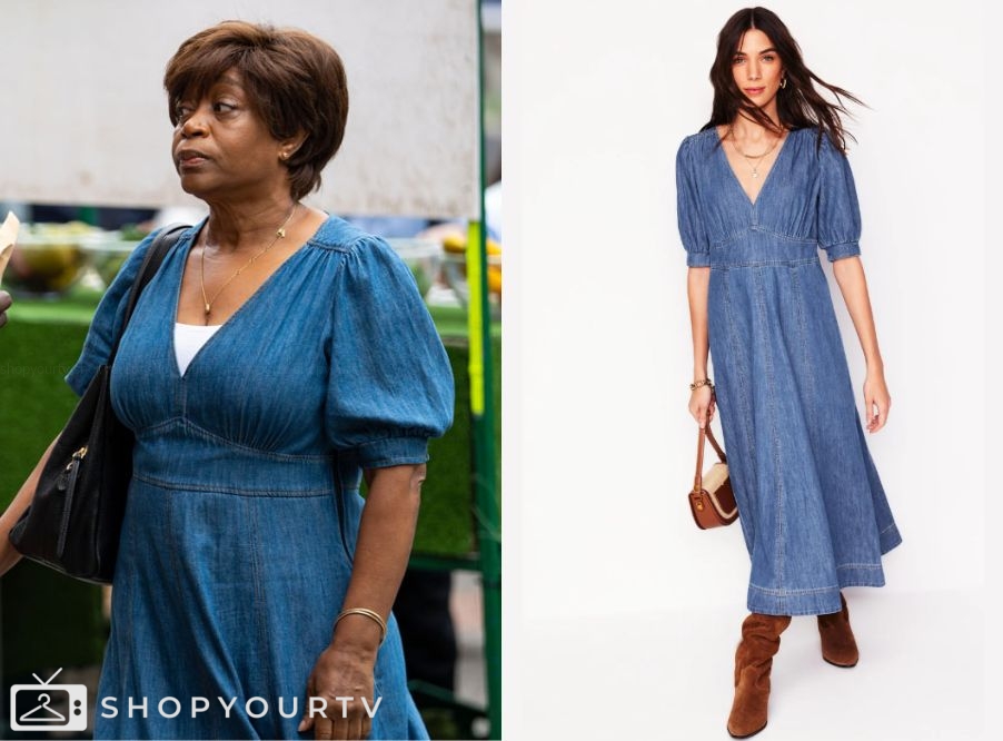 EastEnders: August 2025 Denim Tea Dress | Shop Your TV