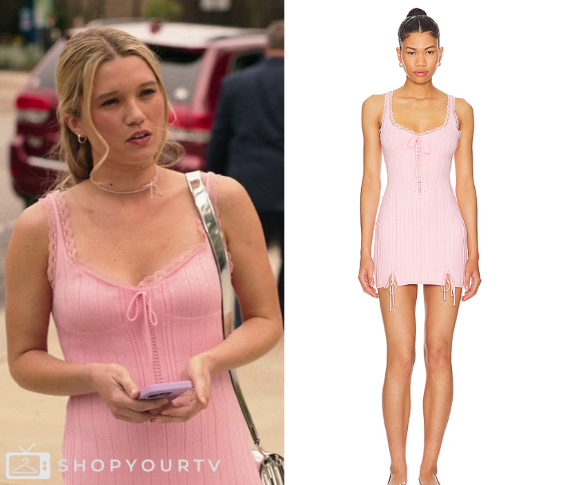 the summer i turned pretty pink dress Pink Mini Dress worn by Belly (Lola Tung) in The Summer I Turned Pretty TV series outfits (Season 1 Episode 1)