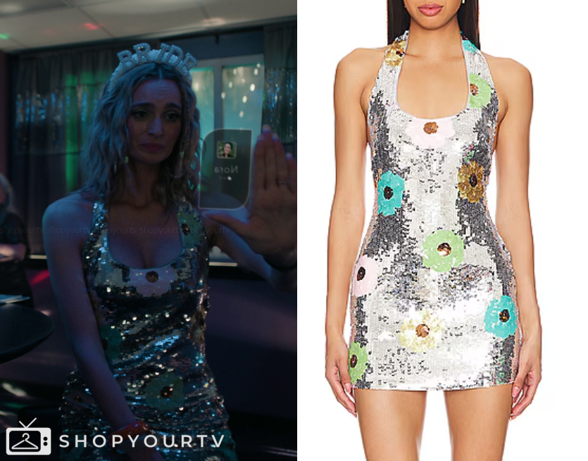 Upload: Season 4 Episode 1 Ingrid's Floral Sequin Mini Dress | Shop Your TV