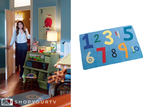 One Tree Hill: Season 9 Episode 9 Twins’s Nursery Numbers Rug | Shop ...