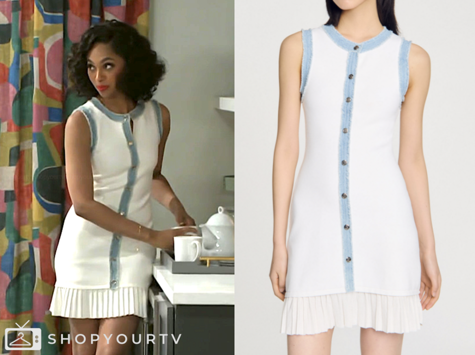 Beyond the Gates: September 2025 Kat Richardson's White Knit Denim Trim ...