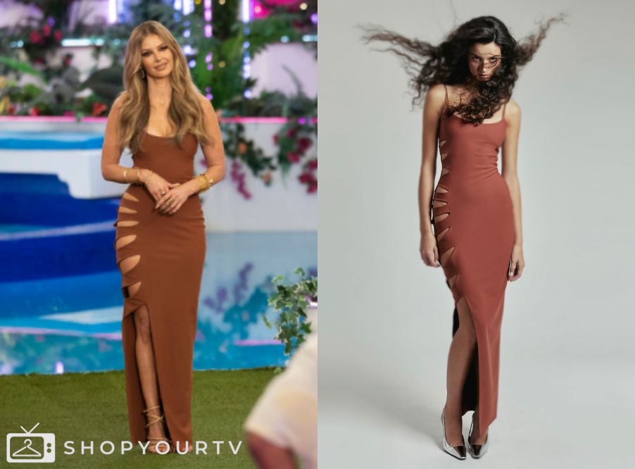 Love Island Games: Season 2 Episode 10 Ariana's Brown Dress | Shop Your TV