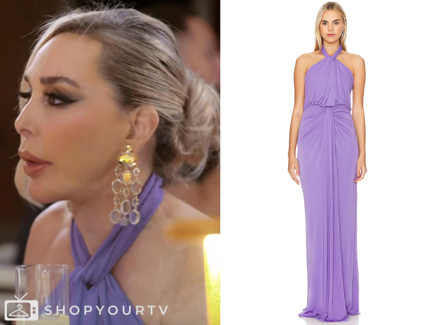 Real Housewives of Miami: Season 7 Episode 14 Marysol's Plum Burst Gown ...