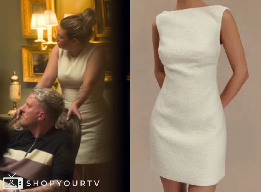 The Inheritance: Season 1 Episode 3 Emma's Boucle Mini Dress | Shop Your TV